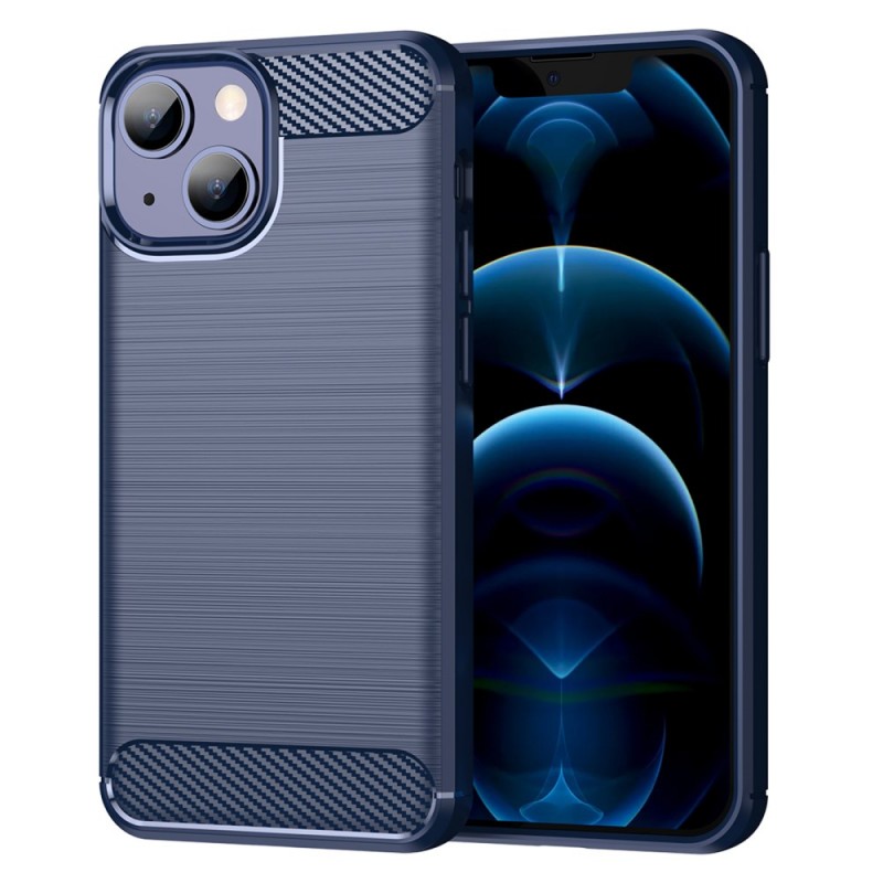 Coque iPhone 13 mini Silicone Effet Brossé