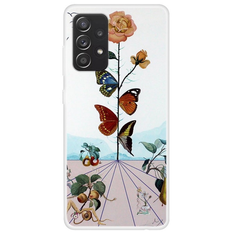 Coque Samsung Galaxy A53 5G Fleurs Papillons