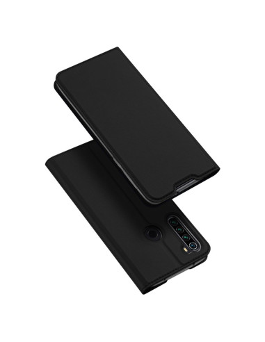 Housse Xiaomi Redmi Note 8T - Satinée, Surpiquée, Fente, Support horizontal - Protection complète