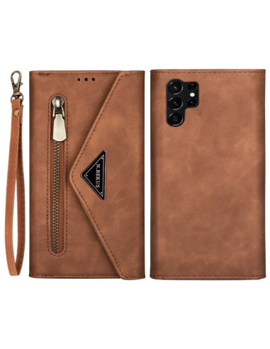 Housse Samsung Galaxy S23 Ultra N.BEKUS Multi-Compartiments